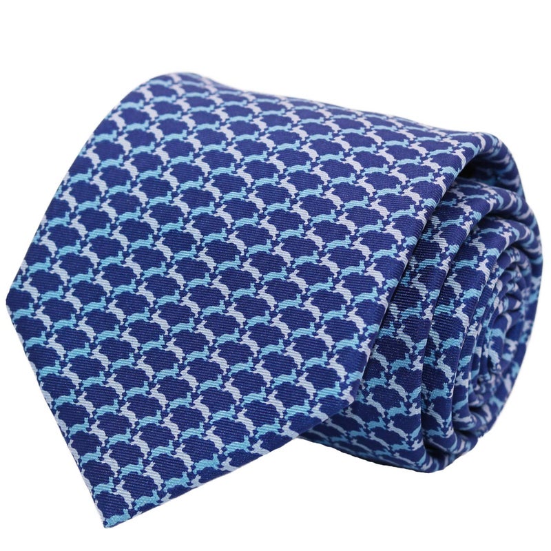 WITZROYS 100% Silk Ties for Men Handmade Neckties with Bunnies Printed+Gift box - Image 1
